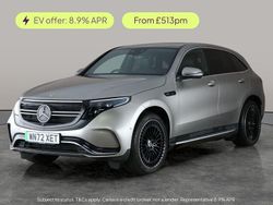 Silver Used 2022 Mercedes EQC400 AMG Line Premium Plus SUV | £28,039 (Fair price)