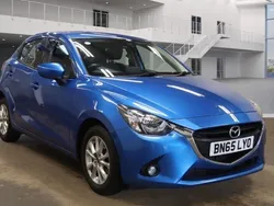 Blue Used 2015 Mazda 2 Hatchback | £8,650 (Fair price)