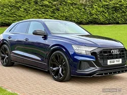 Blue Used 2021 Audi Q8 Black Edition SUV | £42,495 (Good price)