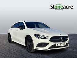 White Used 2023 Mercedes CLA250e Shooting Brake AMG line Estate | £22,500 (Fair price)
