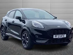 Black Used 2021 Ford Puma ST-Line X Hatchback | £12,894 (Fair price)