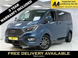 Blue Used 2018 Ford Tourneo Custom Titanium X Van | £23,495 (Fair price)