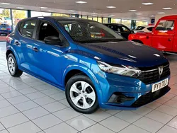 Blue Used 2021 Dacia Sandero Essentiel Hatchback | £9,689 (Fair price)