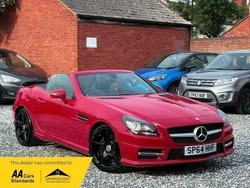 Red Used 2014 Mercedes SLK250 AMG Cabriolet | £9,490 (Good price)