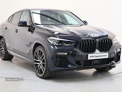 Black Used 2021 BMW X6 M Sport SUV | £39,950 (Fair price)