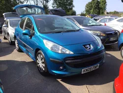 Blue Used 2009 Peugeot 207 S Hatchback | £1,695 (Fair price)