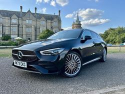 Obsidian black Used 2023 Mercedes CLA250e Shooting Brake AMG line Estate | £25,995 (Fair price)