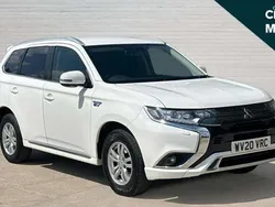 White Used 2020 Mitsubishi Outlander P-HEV SUV | £12,768 (Super price)