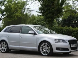 Silver Used 2009 Audi A3 Sportback S-Line Hatchback | £5,490 (A bit pricey)