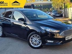 Black Used 2017 Ford Focus Zetec Hatchback | £6,995 (Good price)
