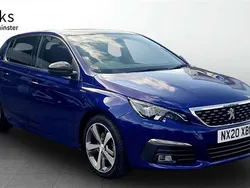 Blue Used 2020 Peugeot 308 GT-line Hatchback | £11,495 (A bit pricey)