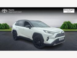 White Used 2021 Toyota RAV4 Hybrid SUV | £31,481 (A bit pricey)