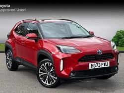 Scarlet flare Used 2023 Toyota Yaris Hybrid SUV | £24,779 (Fair price)