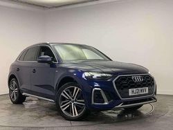 Blue Used 2021 Audi Q5 S-Line SUV | £30,800 (A bit pricey)