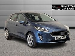 Blue Used 2018 Ford Fiesta Titanium Hatchback | £10,500 (Fair price)