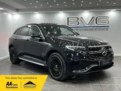 Black Used 2021 Mercedes EQC400 AMG line SUV | £25,994 (Fair price)