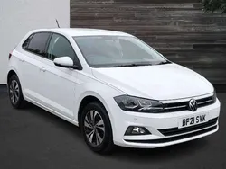White Used 2021 VW Polo Match Hatchback | £13,690 (Fair price)