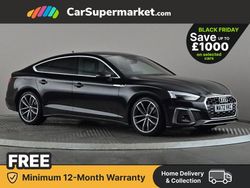 Black Used 2022 Audi A5 S-Line Coupe | £24,697 (Good price)