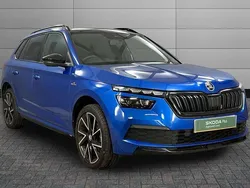 Race blue metallic Used 2021 Skoda Kamiq Monte Carlo SUV | £19,000 (A bit pricey)