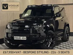 Black New 2025 Land Rover Defender HSE Dynamic SUV | £67,950 (Fair price)