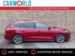 Red Used 2019 Ford Focus Vignale Estate | £15,702 (Fair price)