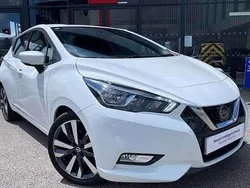White Used 2017 Nissan Micra Tekna Hatchback | £7,990 (Fair price)