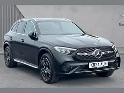 Obsidian black metallic Used 2024 Mercedes GLC300e AMG line SUV | £45,367 (Good price)