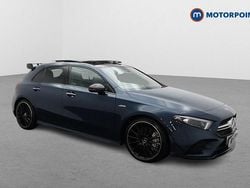 Blue Used 2022 Mercedes A35 AMG Premium Plus Hatchback | £28,249 (Good price)