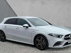 White Used 2021 Mercedes A35 AMG Executive Hatchback | £25,377 (Fair price)