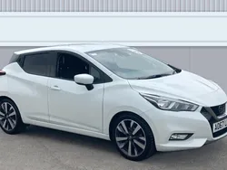 White Used 2017 Nissan Micra Tekna Hatchback | £7,570 (Fair price)