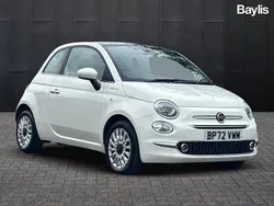 White Used 2022 Fiat 500 Dolcevita Hatchback | £9,550 (Fair price)