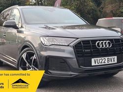 Grey Used 2022 Audi Q7 Black Edition SUV | £46,995 (A bit pricey)