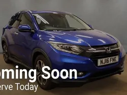 Blue Used 2016 Honda HR-V EX SUV | £9,990 (Fair price)
