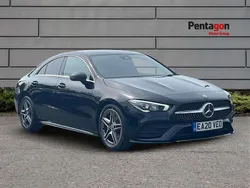 Black Used 2020 Mercedes CLA180 AMG line Sedan | £20,495 (Fair price)