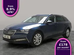Blue Used 2021 Skoda Superb SE Technology Estate | £12,438 (Fair price)