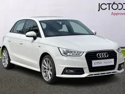 White Used 2017 Audi A1 S-Line Hatchback | £9,120 (Fair price)