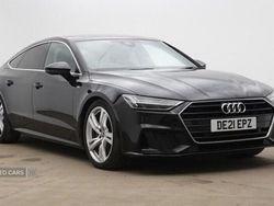 Black Used 2021 Audi A7 Sportback S-Line Hatchback | £27,290 (Fair price)