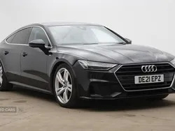 Black Used 2021 Audi A7 Sportback S-Line Hatchback | £27,290 (Fair price)