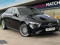 Black Used 2023 Mercedes A250 AMG line Sedan | £25,990 (Fair price)