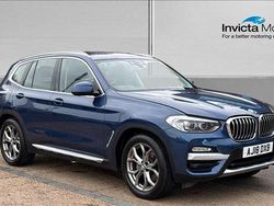 Blue Used 2018 BMW X3 xLine SUV | £21,350 (Good price)