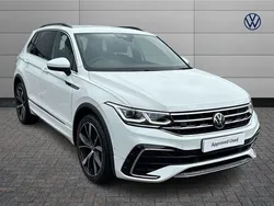 White Used 2023 VW Tiguan R-line SUV | £27,485 (Good price)
