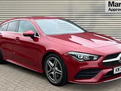 Metallicpassion red Used 2020 Mercedes CLA220 AMG line Sedan | £19,493 (Good price)