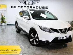 White Used 2015 Nissan Qashqai N-TEC SUV | £8,695 (Fair price)