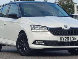 White Used 2020 Skoda Fabia Colour Edition Hatchback | £10,595 (Fair price)