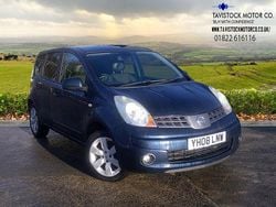 Blue Used 2008 Nissan Note Tekna Hatchback | £2,995 (Good price)