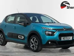Blue Used 2021 Citroën C3 PureTech Hatchback | £9,995 (Fair price)