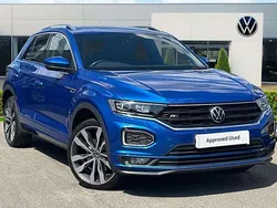 Blue Used 2021 VW T-Roc R-line SUV | £21,999 (Fair price)