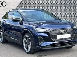 Blue Used 2024 Audi Q4 e-tron Black Edition SUV | £35,920 (Fair price)