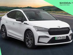 Moon white metallic Used 2024 Skoda Enyaq iV SportlinePlus SUV | £32,363 (Expensive)