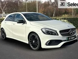 White Used 2017 Mercedes A200 AMG Line Premium Hatchback | £12,390 (Fair price)